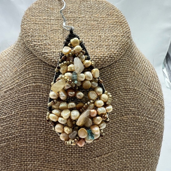 Beaded Stone Pendant - Picture 3 of 4